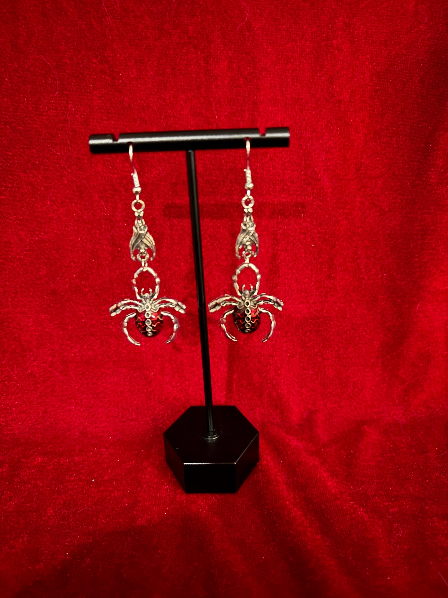 Blood Spider Earrings