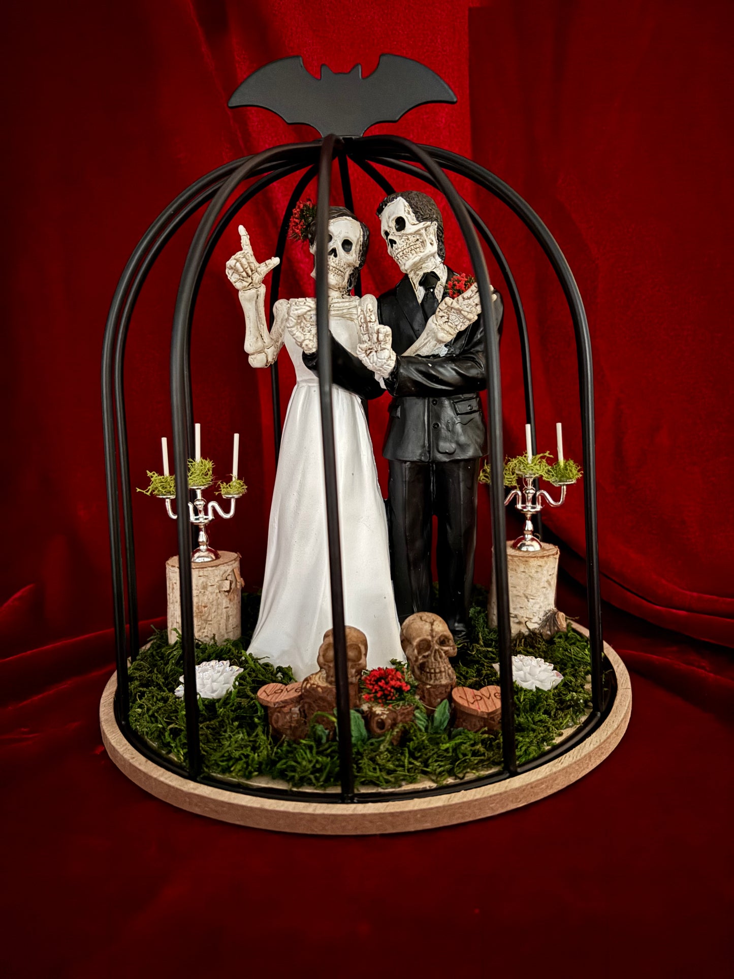 “Silent Vows” - Skeleton Terrorarium