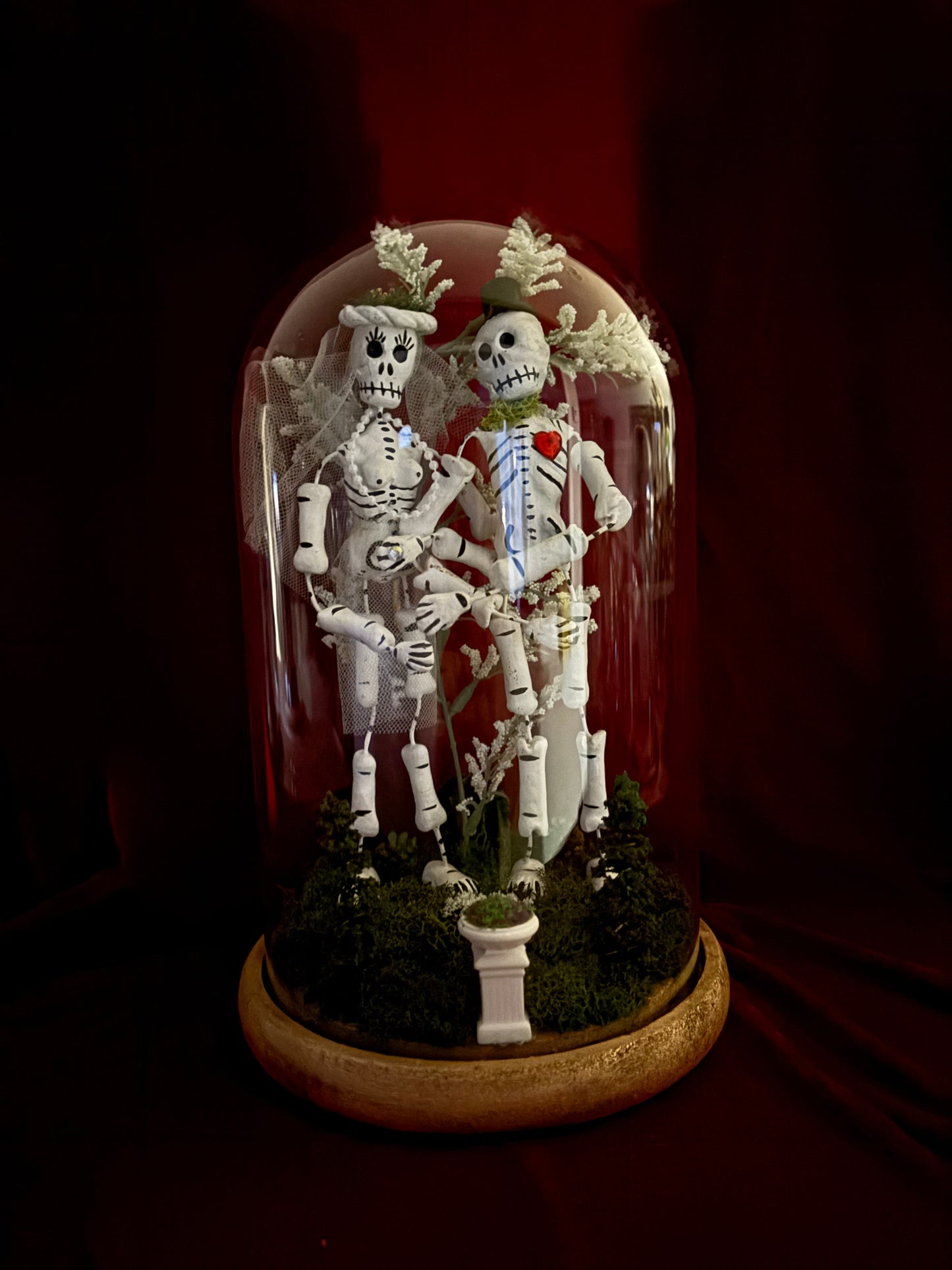 “Forever Side by Side” - Skeleton Terrorarium