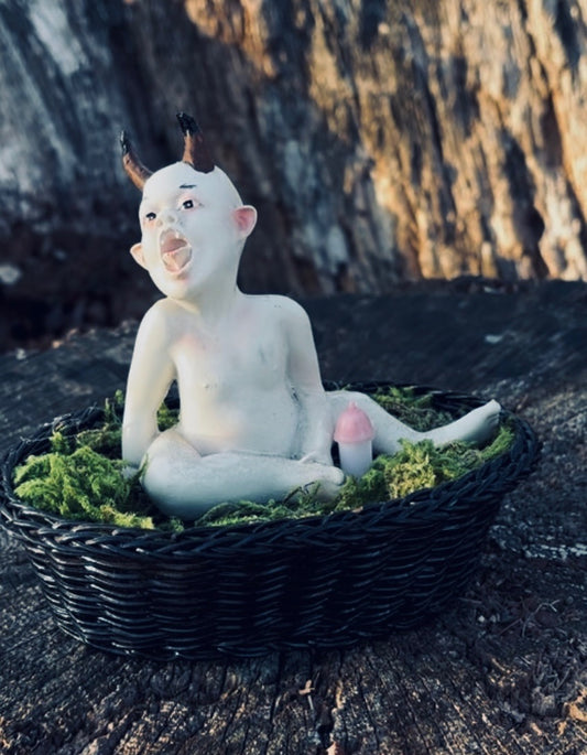 Demon Baby with Horns