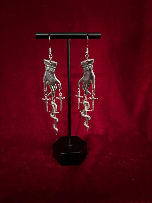 Gothic Bohemian Drop Spooky Earrings
