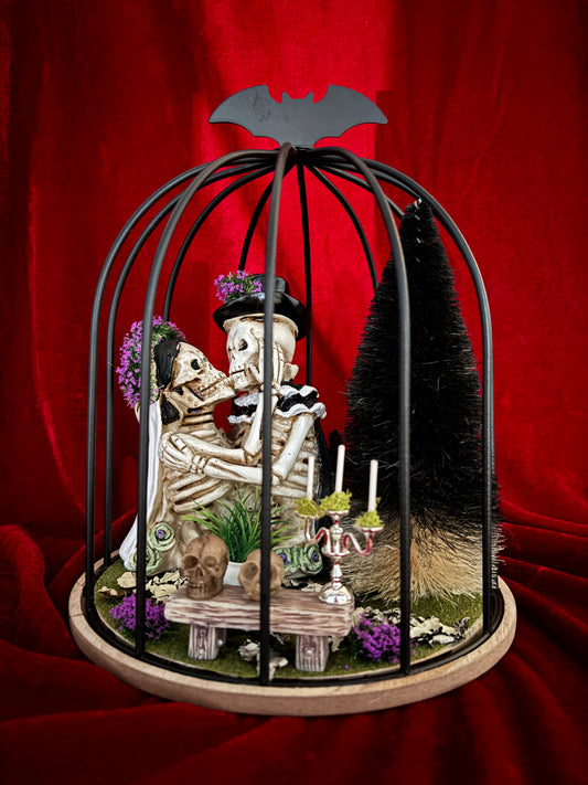 “The Final Flame” - Skeleton Terrorarium